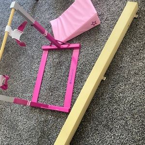 American Girl Doll gymnastics set